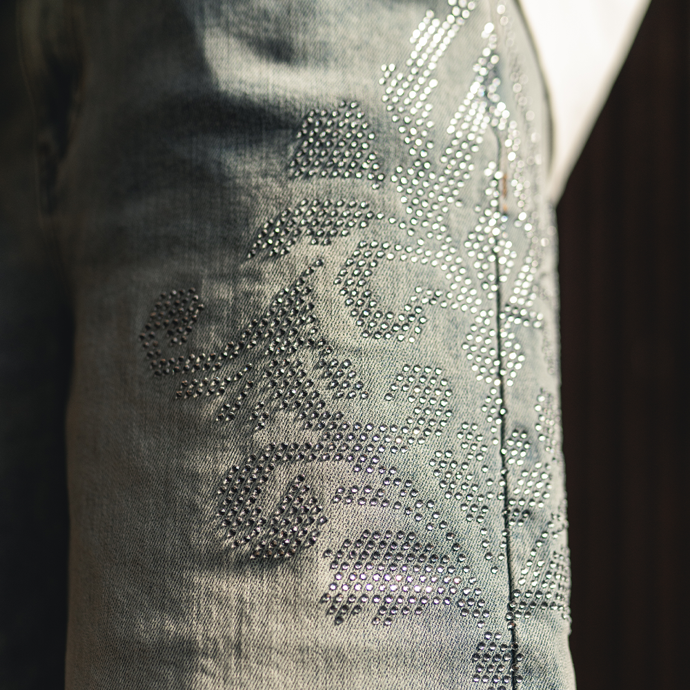 Flur De Lis Jorts (Blue Wash)